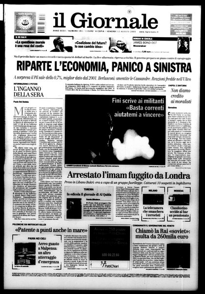 Il giornale : quotidiano del mattino